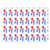 イエス・キリストは私を愛します テーブルクロス (正面(横))