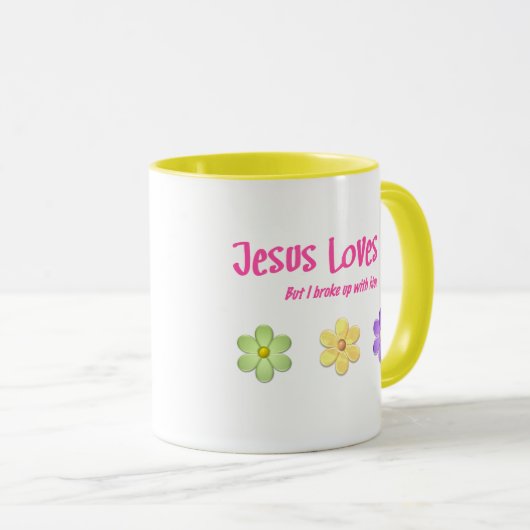 イエス・キリストは私を愛します マグカップ (正面右)