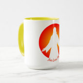 イエス・キリストは私を私が知っているこれ愛します マグカップ (正面左)