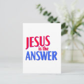イエス・キリストは答えです ポストカード (スタンド正面)