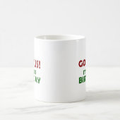 イエス・キリストは行きます! そのあなたの誕生日 コーヒーマグカップ (中央)