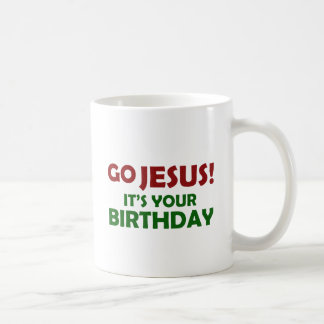 イエス・キリストは行きます! そのあなたの誕生日 コーヒーマグカップ
