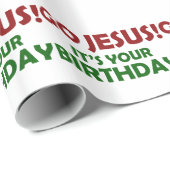 イエス・キリストは行きます! そのあなたの誕生日 ラッピングペーパー (ロールコーナー)