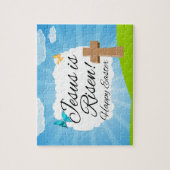 イエス・キリストは、キリスト教のイースター上がります ジグソーパズル (縦)