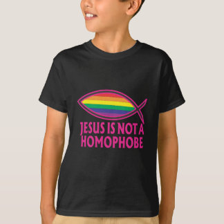 イエス・キリストはHomophobeではないです Tシャツ