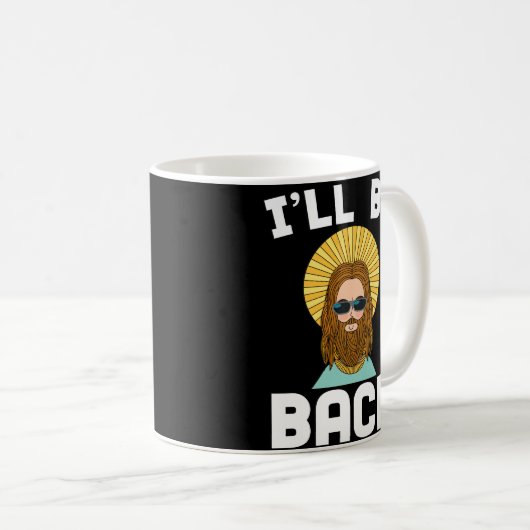 イエス・キリストはIコーヒー・マグのおもしろいなクリスチャンあります コーヒーマグカップ (正面右)