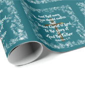 イエス・キリストはKJV聖書の聖句 ラッピングペーパー (ロールコーナー)