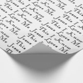 イエス・キリストはME-WRAPPINGの紙を愛します ラッピングペーパー (角)