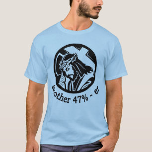 イエス・キリストもう47% -えー Tシャツ