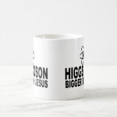 イエス・キリストより大きいHiggsのボゾン コーヒーマグカップ (中央)