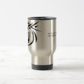 イエス・キリストインク、彼は私達の犯罪のために傷ついていました! トラベルマグ (中央)