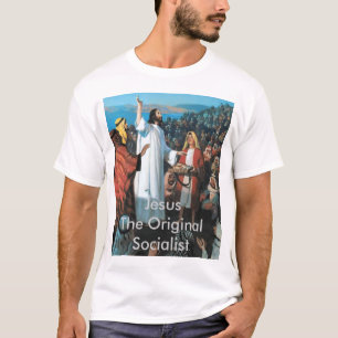 イエス・キリストオリジナルの社会主義者 Tシャツ