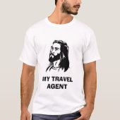 イエス・キリストクリップ芸術、私の旅行代理店 Tシャツ (正面)