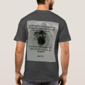 イエス・キリストジョンの3:16 - 17 Tシャツまでに救われる Tシャツ (裏面)