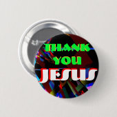 イエス・キリストボタン感謝していして下さい 缶バッジ (正面&裏面)
