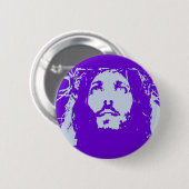 イエス・キリストボタン 缶バッジ (正面&裏面)