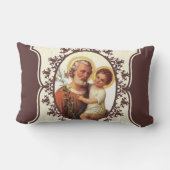 イエス・キリストメリー及びセントジョーゼフのカトリック教徒の祈りの言葉 ランバークッション (裏面)