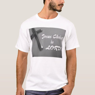 イエス・キリスト主です! 十字 Tシャツ