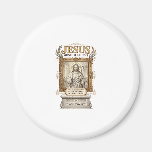 イエス・キリスト博物館の展示イエス・キリスト博物館の展示キリスト教 マグネット (正面)