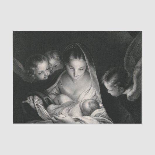 イエス・キリスト天使聖母マリアの出生の誕生 薄葉紙 (正面)