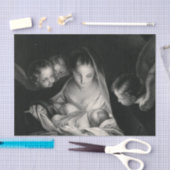 イエス・キリスト天使聖母マリアの出生の誕生 薄葉紙 (クラフト)