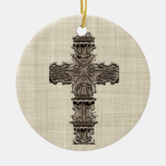 "イエス・キリスト季節の理由"のオーナメントです セラミックオーナメント (正面)