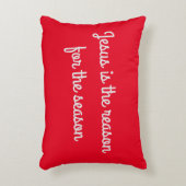 "イエス・キリスト季節の理由"の聖なる書物、経典Pilです アクセントクッション (正面(垂直))