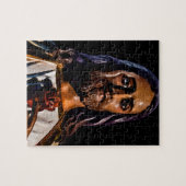 イエス・キリスト彫刻の写真 ジグソーパズル (横)