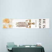 イエス・キリスト彼はカトリックのフローラ 横断幕 (トレードショー)