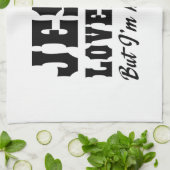 イエス・キリスト愛はあなた、しかし私彼の好みです キッチンタオル (折り畳み)