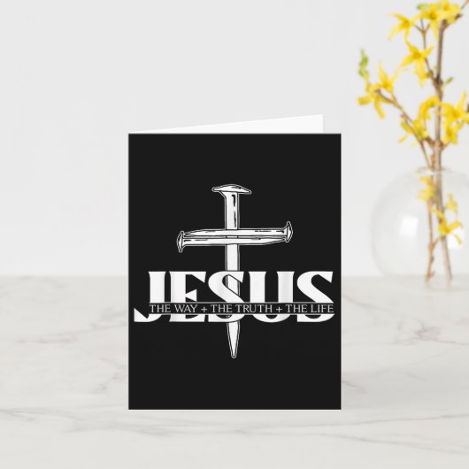 イエス・キリスト愛好家のキリスト教信仰宗教 ネイルクロス カード (黄色い花)