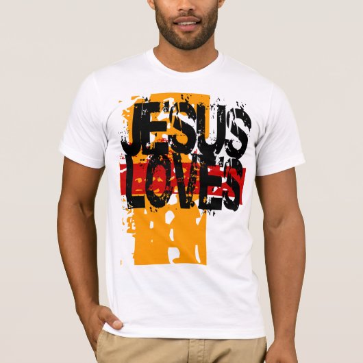 イエス・キリスト愛 Tシャツ (正面)