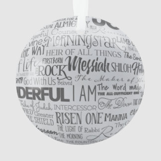 イエス・キリスト教のクリスマス装飾品の名前 オーナメント