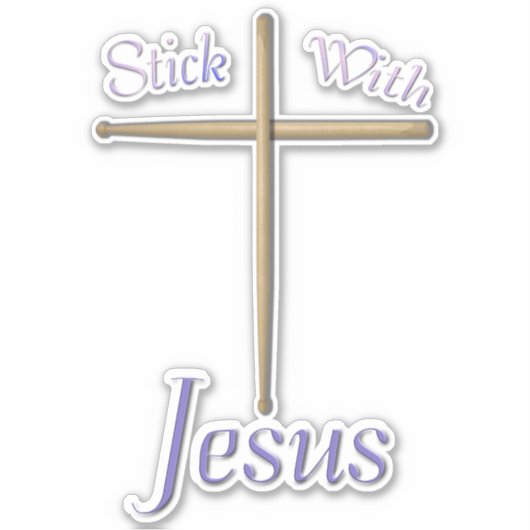 イエス・キリスト教のドラマーと一緒に シール (正面)