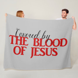 イエス・キリスト教のフリースブランケットの血に覆われている フリースブランケット