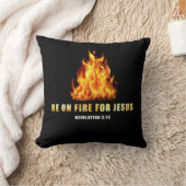 イエス・キリスト教の信仰の賜物に火を付ける クッション (ブランケット)