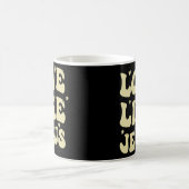 イエス・キリスト教の公妃のように、愛する人を愛するイエス・キリスト教 コーヒーマグカップ (中央)