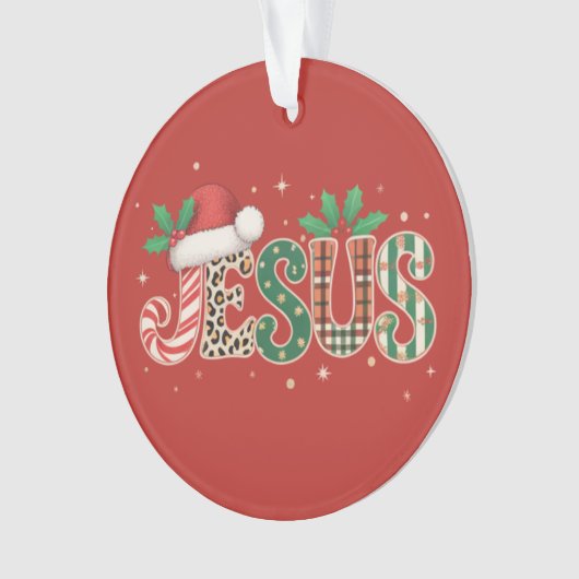 イエス・キリスト教の宗教ことわざ信仰聖句 オーナメント (正面)