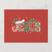 イエス・キリスト教の宗教ことわざ信仰聖句 シーズンポストカード (正面)