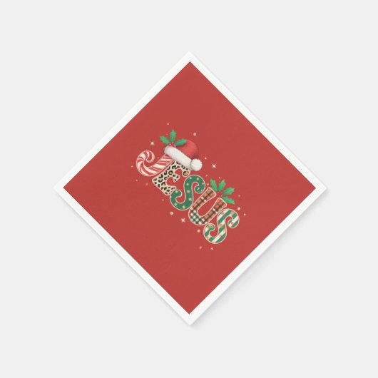 イエス・キリスト教の宗教ことわざ信仰聖句 スタンダードカクテルナプキン (角)