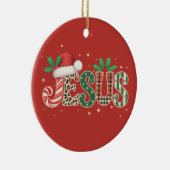 イエス・キリスト教の宗教ことわざ信仰聖句 セラミックオーナメント (右)