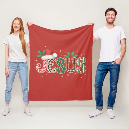 イエス・キリスト教の宗教ことわざ信仰聖句 フリースブランケット (インサイチュ)