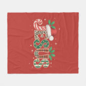 イエス・キリスト教の宗教ことわざ信仰聖句 フリースブランケット (正面(横))