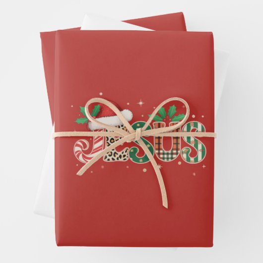 イエス・キリスト教の宗教ことわざ信仰聖句 ラッピングペーパーシート (インサイチュ)