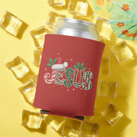 イエス・キリスト教の宗教ことわざ信仰聖句 缶クーラー (インサイチュ 夏)