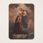 イエス・キリスト教の葬儀の聖札 (正面)