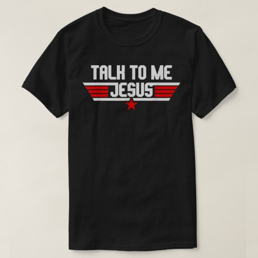 イエス・キリスト教のTシャツに対する宗教的な話 Tシャツ (デザイン正面)