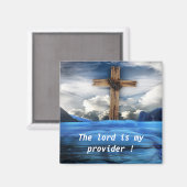 イエス・キリスト教聖書と十字架聖なる書物、 経典 マグネット (正面/裏面)