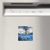 イエス・キリスト教聖書と十字架聖なる書物、 経典 マグネット (インサイチュ (食洗機))