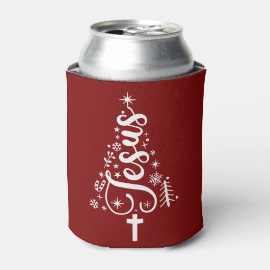 イエス キリスト教 クリスマス 聖書 言葉 信仰 缶クーラー (缶正面)